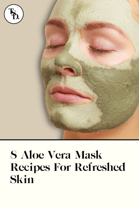 8 Aloe Vera Mask Recipes For Refreshed Skin. #aloevera #aloeveramask #facialmask #facemask #naturalskincare #skingoals #skincaregoals Alovera For Skin Face Masks, Aloevera Facemask, Aloe Vera On Face, Diy Aloe Vera Face Mask, Powder Face Mask, Aloe Face Mask, Aloe Vera Mask, Aloe Vera Face, Aloe Vera Powder