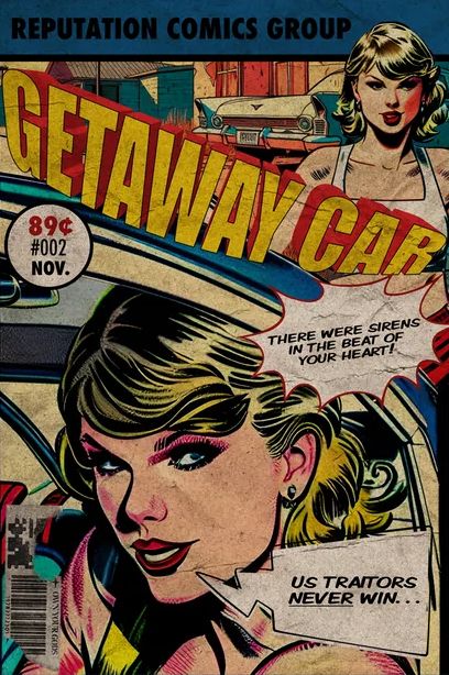 Taylor Swift Poster Vintage Reputation, Taylor Swift Comic Poster, Taylor Swift Comic Art, Reputation Drawing, Cars Black, Taylor Swift Drawing, Comic Poster, Taylor Swift Fearless, Taylor Swift Posters