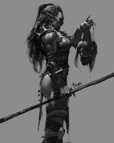 Artstation - Sra Orco, Bayard Wu Female Orc, Orc Warrior, Warcraft Art, Fantasy Concept Art, Fantasy Warrior, 판타지 아트, Fantasy Inspiration, Sci Fi Art, Fantasy Artwork