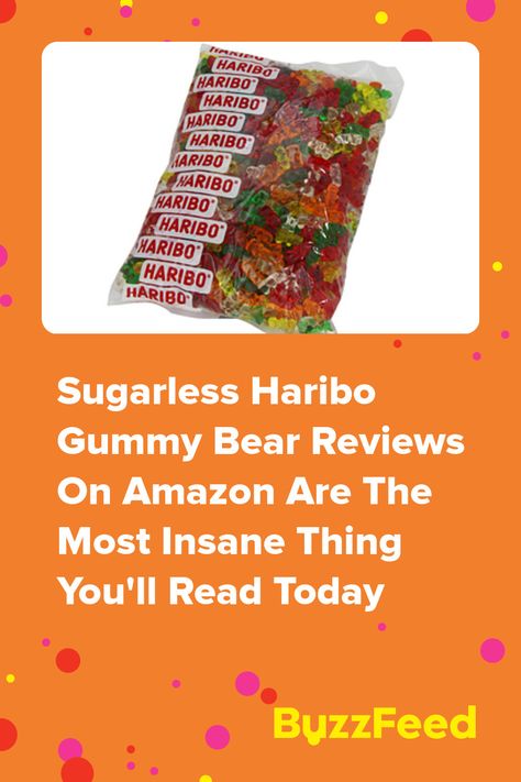 Sugarless Haribo Gummy Bear Reviews On Amazon Are The Most Insane Thing You'll Read Today Sugar Free Gummy Bears, Haribo Gummy Bears, Power Wash, Gummy Bear, Gummy Bears, Sugar Free, On Earth, Bears