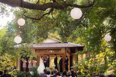 Garden Wedding Venues California, Japanese Garden Wedding, Tea Ceremony Wedding, Pasadena Wedding, Japan Wedding, Japanese Tea House, Wolf Children, Afternoon Wedding, Japan Garden