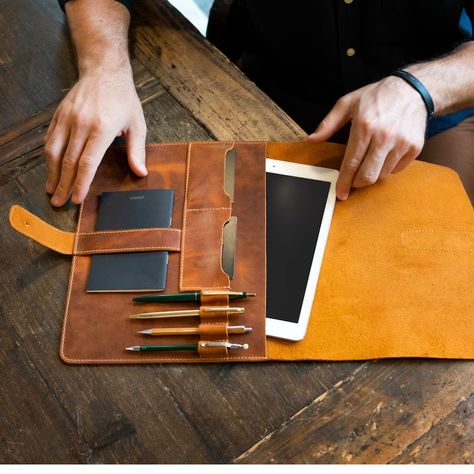 Buy Leather Tablet Cover for Ipad Pro 12.9 Case Ipad Pro 11 Online in India - Etsy Ipad Pro 12 9 Case, Samsung Galaxy Tablet, Galaxy Tablet, Ipad Holder, Cover For Ipad, Portable Computer, New Ipad Pro, Ipad 3, Ipad Air Case