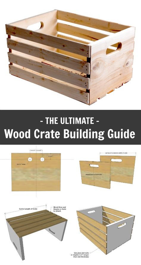 Projek Diy, Projek Kayu, Woodworking Project Plans, Carpentry Projects, Woodworking Furniture Plans, Into The Wood, Crate Furniture, Hemma Diy, Popular Woodworking