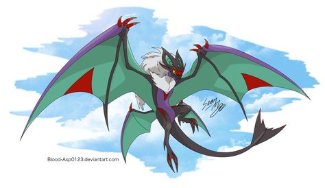 Mega Noivern by Blood-Asp0123.deviantart.com on @DeviantArt Mega Noivern, Anime Beasts, Mega Evolution Pokemon, Zoroark Pokemon, Flying Type Pokemon, Pokemon Mega, Pokemon Fusion Art, Mega Pokemon, Pokemon Breeds