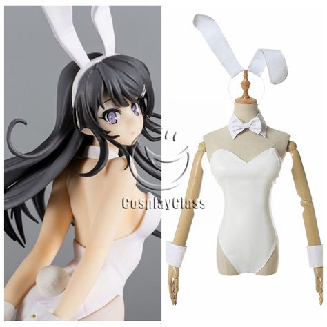 CosplayClass Official Site - Shop Cosplay Costumes Latest & Greatest‎ Mai Cosplay, Rascal Does Not Dream, Bunny Girl Senpai, Bunny Girl, Baby Design, Cosplay Wigs, Hair Band, Cosplay Costume