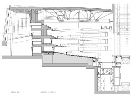 Architecture Auditorium, Opera Architecture, Theater Plan, Opera House Architecture, Theatre Hall, Oslo Opera House, Theater Architecture, Lecture Hall, Building Elevation