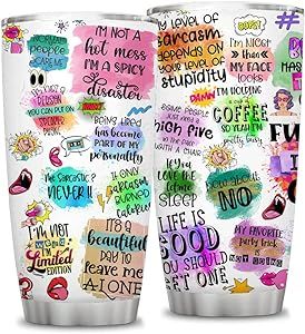 Idea For Best Friend, Funny Sarcastic Quotes, Funny Gifts For Women, Coffee Travel Mug, Quotes For Women, Birthday Gift For Women, Women Birthday, Funny Sarcastic, Mom Day