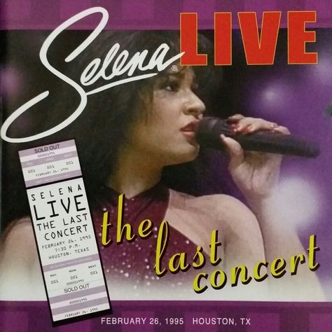 Selena Live the last concert Album cover Selena Perez, Vicente Fernandez, Tejano Music, Music Poster Ideas, Selena Quintanilla Perez, Old School Music, Song List, Latin Music, Body Picture