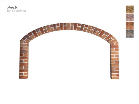 Sims 4 Cc Door Arch, Archway Sims 4 Cc, Sims 4 Arched Door Cc, Sims 4 Arches Cc, Sims 4 Arch, Sims House Ideas, Brick Arch, Cc Sims4, Stone Arch