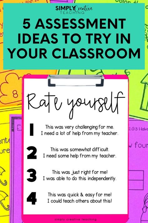 Teachers, use these 5 assessment strategies to quickly understand your students’ needs! These simple to implement assessments will provide guidance to drive your instruction. Read all about how to use them in your Kindergarten, 1st, or 2nd grade classroom! Tips include post-it notes, rating scale, exit tickets, and MORE! Use with any lesson including literacy, math, whole group, small group, or virtual instruction! Get FREE math exit tickets to try out today with your students! Formative Assessment Strategies, Math Exit Tickets, Active Learning Strategies, Student Self Assessment, Formative And Summative Assessment, Classroom Assessment, Assessment For Learning, Assessment Strategies, Rating Scale