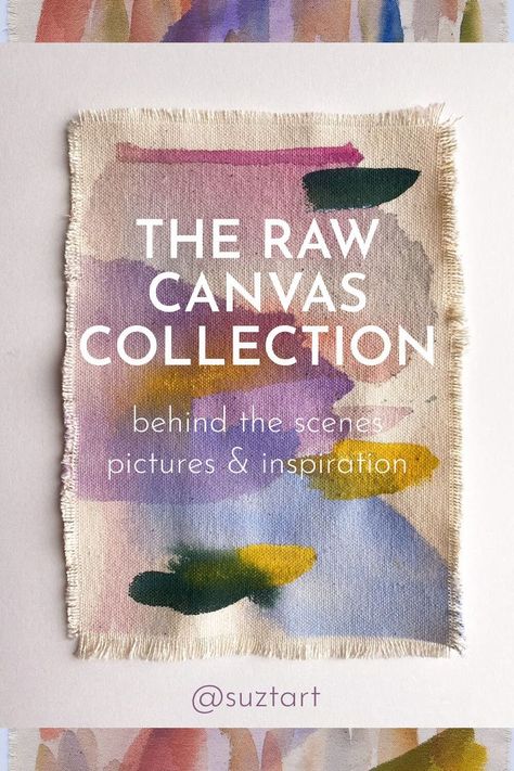 Cute Canva Design Raw Canvas Painting Abstract, Unstretched Canvas Art, Painting On Unstretched Canvas, Unstretched Canvas Painting, Raw Canvas Art, Painting On Raw Canvas, Raw Canvas Painting, Repainting Canvas, Family Painting Ideas Diy Canvas