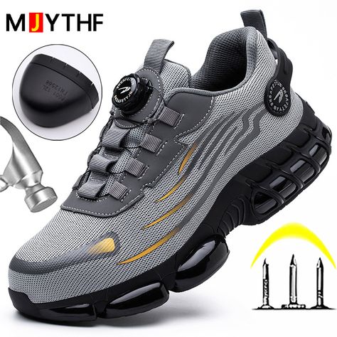 Safety Shoes Men, Men Sport, Safety Boots, Boot Types, Work Safety, Round Toe Heels, Safety Shoes, Work Shoes, Shoes Men