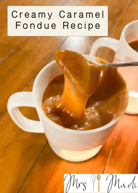 Caramel Fondue Recipes, Caramel Fondue, Fondue Dippers, Fondue Recipe, Hosting A Party, Fondue Party, Fondue Recipes, Creamy Caramel, Caramel Candy