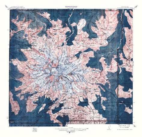 Mt Rainier Topo Mt Rainier Poster Topography Mt Rainier | Etsy Washington Dc Art, Topographical Map, Washington Map, Unique Maps, Mt Rainier, Topo Map, Art Carte, Topographic Map, Paper Frames