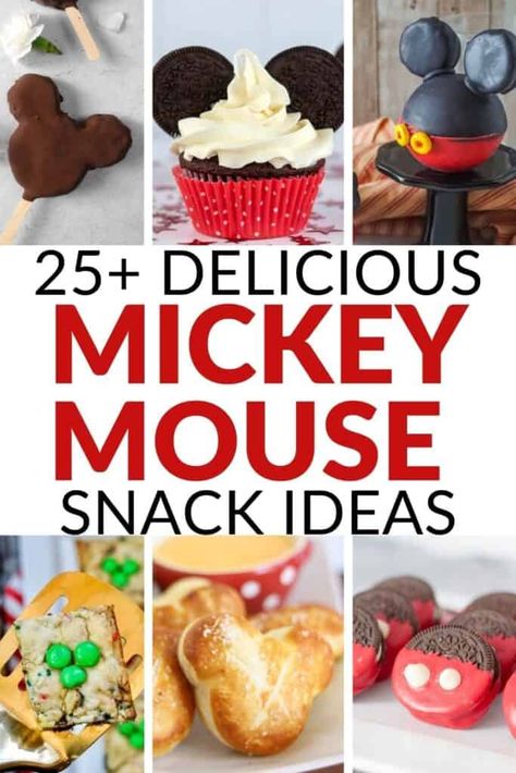 Diy Disney Treats, Diy Mickey Mouse Cake, Mickey Party Food, Mickey Mouse Party Food Ideas, Mickey Mouse Party Food, Mickey Mouse Snacks, Disney Party Foods, Mickey Mouse Desserts, Mickey Mouse Food