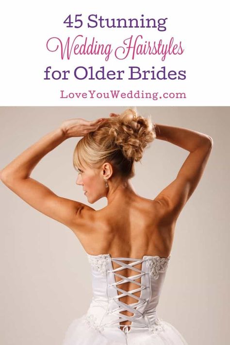 50 Year Old Bride Hairstyle, Wedding Hairstyles For Older Brides Over 50, Wedding Hairstyles For Older Brides, Wedding Hairstyles For Women, Wedding Up Do, Glamorous Wedding Hair, Valentines Hairstyles, Curly Wedding Hair, Hairdo Wedding