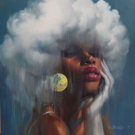 Black Art Painting, Black Art Pictures, Black Love Art, Wow Art, Dope Art, Women Art, Afro Art, Magic Art, African American Art