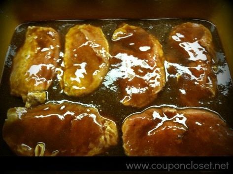 Marinade Pork Chops, Easy Baked Pork Chop Recipes, Marinade Pork, Pork Loins, Coke Recipes, Oven Pork Chops, Cola Recipe, Pork Steak Recipe, Pork Chop Marinade