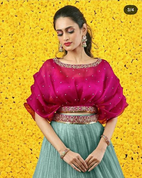 Elegant wedding and Party wears ❤️ follow us for more designs ❤️ #instagram #fashion #intags #instagood #trending Lehangas Designs Latest, Bollywood Blouse Designs, Blouse Ideas For Lehenga, Crop Top Blouse Designs Latest, Party Wears, Western Blouse, Lehenga Designs Simple, Latest Model Blouse Designs, Fashionable Saree Blouse Designs