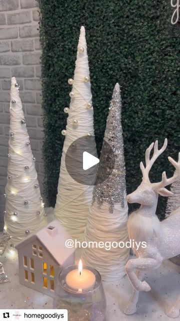 Mesa posta on Instagram: "#Repost @homegoodiys with @use.repost
・・・
Okay, I think this one is my favorite now 😅. You can find the full tutorial for this on my YouTube channel @ homegoodiys! 🤩 

The tree cone is from Hobby Lobby. They are currently having a 60% off sale on Christmas decor so you can get these cones pretty cheap! You can find the roll of yarn I’m using for about $3 at Walmart. I was able to make two small and one large tree with one roll of yarn with some yarn left over. You can find all the supplies I used for this in my LTK shop linked in bio (with exception of the tree cones, as I was unable to link those). 

Hope everyone’s week is off to an amazing start! ❤️

Hope you enjoy! 🤗 

Follow me 👉 @homegoodiys for more DIY/craft ideas! 

#diynatal #diy #diychristmas #chris Birch Tree Decor Christmas, Christmas Cones, Candy Land Christmas Decorations Diy, Candy Land Christmas Tree, Candy Land Christmas Decorations Outdoor, Christmas Tree Decorations Diy, Easter Decorations Outdoor, Christmas D, Candyland Decorations