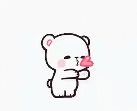 Milk And Mocha Bear Hearts GIF - MilkAndMochaBear Hearts BlowKiss - Discover & Share GIFs Milk And Mocha Bear, Blow Kiss, Hearts Gif, Milk And Mocha, Mocha Bear, Bear Gif, I Love You Gif, Chibi Cat, Milk & Mocha