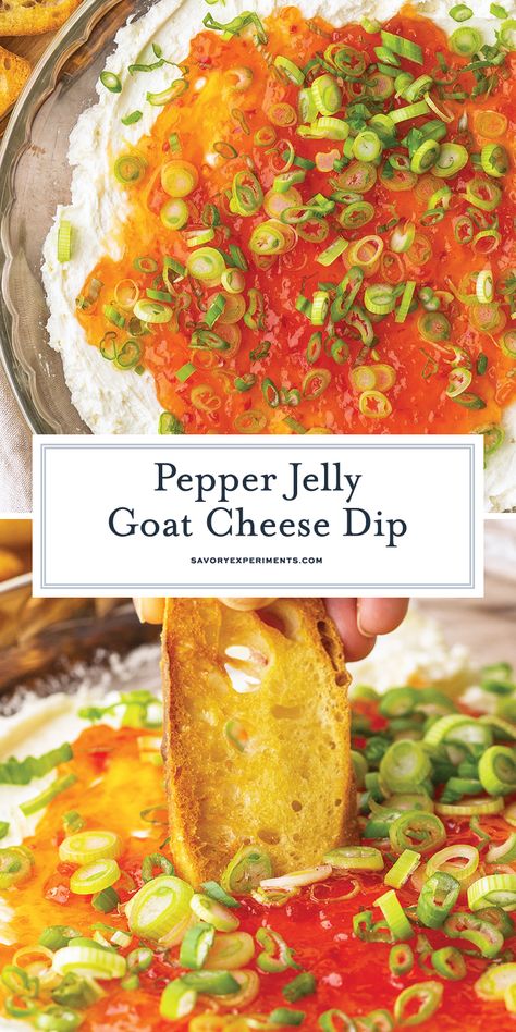 What To Make With Pepper Jelly, Hot Pepper Jelly Brie, Goat Cheese And Crackers Appetizers, Goat Cheese Red Pepper Jelly Appetizer, Goat Cheese Pepper Jelly, Pepper Jelly Goat Cheese Dip, How To Serve Pepper Jelly, Hot Pepper Jelly Appetizers, Recipes With Pepper Jelly