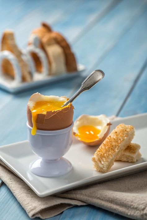 Boiled Eggs Photography, Eggs Photography, Egg Photography, Savoury French Toast, Eggs And Soldiers, Dippy Eggs, Hp Sauce, Stone Fish, Soft Boiled Eggs