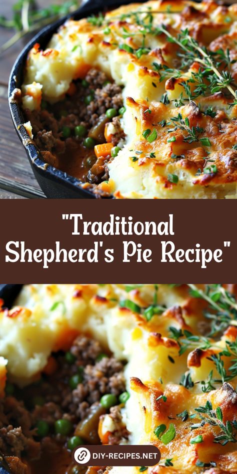 Learn how to make a traditional Shepherd's Pie with ground lamb, rich gravy, and a creamy mashed potato crust. Delicious and satisfying! Lamb Cottage Pie, Shepherds Pie With Lamb, Stew Meat Shepards Pie, Shepherds Pie Mashed Potatoes, Notorious Foodie Shepherds Pie, Shepherds Pie Recipe Irish, Shepherds Pie Lamb, Shepards Pie With Crust, The Best Shepherds Pie Ever