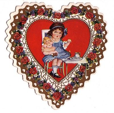 Tea With Friends: Valentine's Giveaway Week - Day One Retro Valentine Cards, Valentines Tea Party, Valentine Kids, Valentine Tea, Victorian Valentines, Heart Shaped Valentines, Vintage Valentine Cards, Valentine Greeting Cards, Valentines Greetings