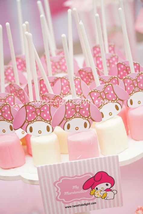 Cinnamonroll Birthday Ideas, My Melody Baby Shower Ideas, Sanrio Party Games, My Melody Birthday Decorations, My Melody Party Decorations, My Melody Birthday Party Decorations, Melody Birthday Theme, My Melody Invitation, Sanrio Birthday Party Decorations