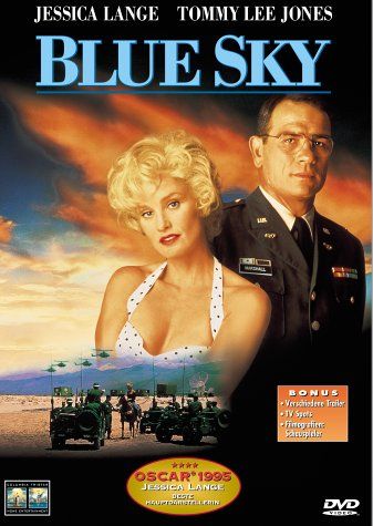 Blue Sky 1994. Fantastic movie.Blue ski with Jessica Lang and Tomme Lee Jones. What love and what chemistry. Blue Sky Movie, Australia Movie, Tommy Lee Jones, Tv Romance, Film Lovers, Tommy Lee, Fantasy Films, Film School, Great Films