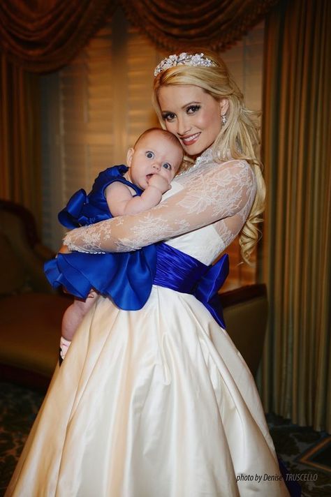 Get Up Close and Personal with Holly Madison's Wedding Gown Disneyland Wedding, Slimmer Waist, Holly Madison, Celebrity Bride, Disney Bride, Madison Wedding, Diamond Tiara, Up Close And Personal, Disney Wedding