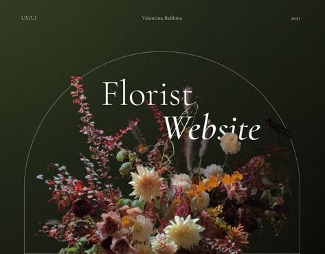 Florist Website Design Inspiration, Flower Shop Website, Floral Website, Florist Branding, Aesthetic Websites, Florist Website, Florist Brand, Fashion Website Design, Website Design Inspiration Layout