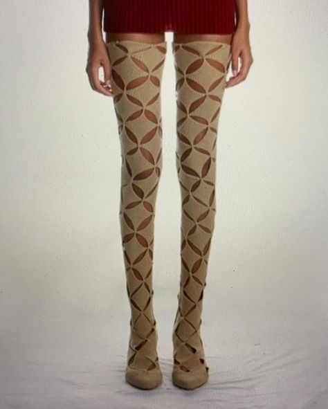 Knit thigh high boots by Isa Boulder Isa Boulder, 2022 Shorts, Shorts Design, Design Dresses, Looks Style, Thigh High Boots, Outfits Ideas, Thigh High, Costume Design