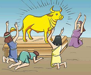 Exodus 32 Worshipping the Golden Calf Exodus 32, Golden Calf, Idol Worship, Ten Commandments, New Gods, How He Loves Us, Lessons For Kids, Bible Lessons, Sunday School