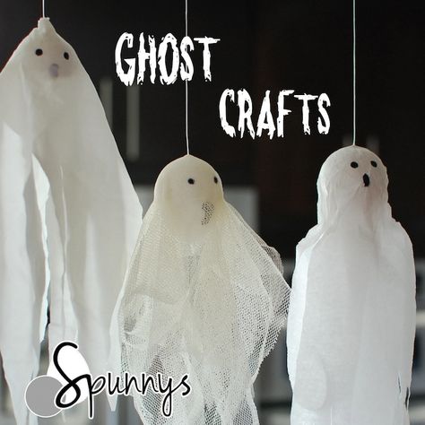 Ghost crafts: 3 easy Halloween ornament ideas Types Of Ghosts, Halloween Ghost Craft, Ghost Craft, Cheesecloth Ghost, Diy Ghost, Ghost Crafts, Ghost Diy, Paper Streamers, Make Halloween