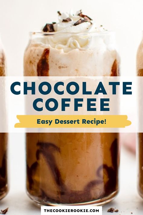 Mocha Alcoholic Drinks, Coffee With Chocolate Syrup, Chocolate Coffee Recipes, Chocolate Mocha Coffee, Mac Recipes, Iced Mocha Coffee, Coffee Content, Homemade Mocha, Mocha Drink