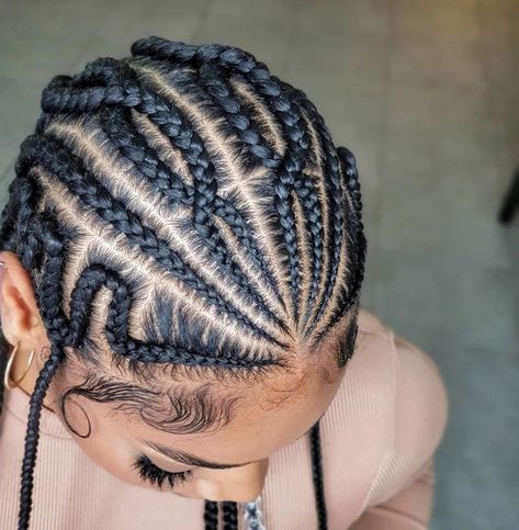 Hairstyles Cornrows, Braids Boxbraids, Cute Toddler Hairstyles, Goddess Braids Hairstyles, African Hair Braiding Styles, Box Braids Hairstyles For Black Women, Ethnic Hairstyles, Girls Natural Hairstyles, Braided Ponytail Hairstyles