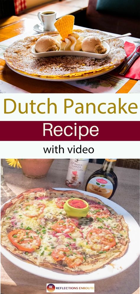 Panakuken Recipe, Belgian Pancakes, Hankie Pankie Recipe, Pannukakku Recipe, Dutch Pannekoek Recipe, Savory Dutch Pancakes, Dutch Pancake Recipe, Pancake Recipe Healthy, Dutch Poffertjes