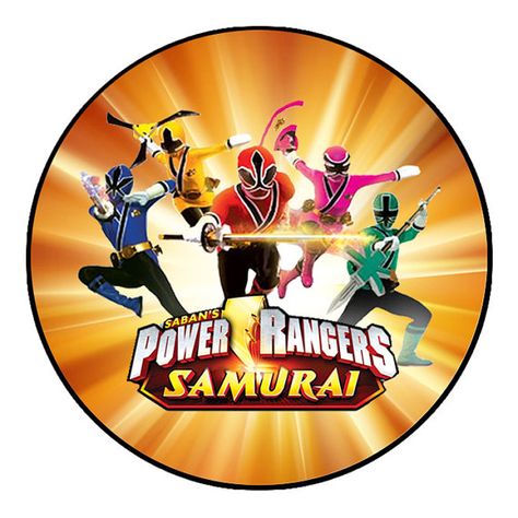 Power Ranger Cake Toppers, Samurai Power Rangers, Power Ranger Cupcakes, Power Ranger Samurai, Power Rangers Super Samurai, Festa Power Rangers, Power Ranger Cake, Power Ranger Birthday Party, Super Samurai