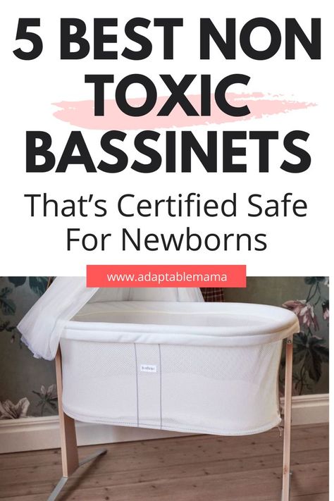 Here are a few non toxic bassinets that safe for your babies plus their qualifications and features and what makes a bassinet non-toxic and safe for newborns. Bassinets In Parents Room, Bassinet In Parents Room Ideas, Best Bassinets For Newborns 2023, Basinette In Bedroom, Cosleeping Bassinet, Best Bassinets For Newborns, Bassinet In Parents Room, Baby Bassinet Ideas, Bedside Crib Co Sleeper