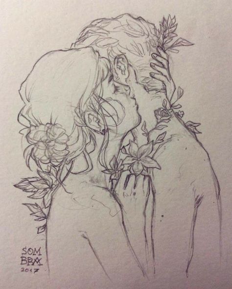 Flowers In Her Hair, 캐릭터 드로잉, Arte Sketchbook, Arte Inspo, Art Drawings Sketches Creative, Art Inspiration Painting, Anatomy Art, Book Art Drawings, Sketchbook Art Inspiration