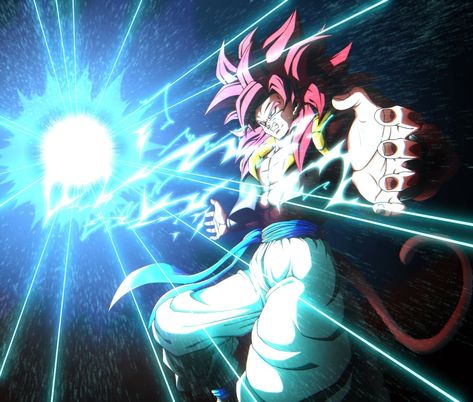 Gohan Kamehameha, Gogeta Super Saiyan 4, Gogeta Ssj4, Gogeta And Vegito, Image Dbz, Art Dragon, Dragonball Super, Twitter Link, Dragon Ball Super Art