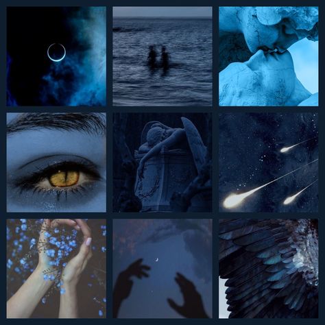 Moodboard Adopts, Kate Core, Moon Moodboard, Blue Moodboard, Board Mood, Moodboard Design, Adopt Idea, Make Your Own Character, Color Design Inspiration