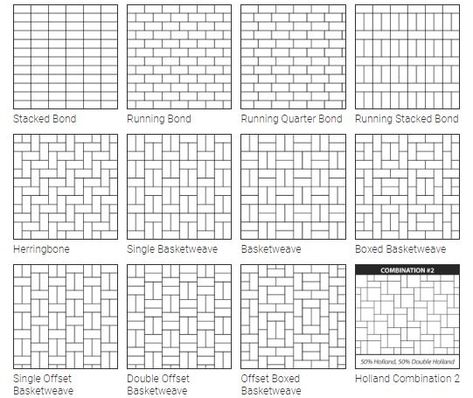 Your Paver Pattern Makes Your Project Stand Out - Mutual Materials Paver Walkway Designs, Rectangle Paver Patterns, 6x9 Paver Pattern, 4x8 Paver Patterns, Holland Paver Patterns, Paver Layout Patterns, Paver Patterns 3 Sizes, Rectangle Paver Patio, Paver Designs Patterns