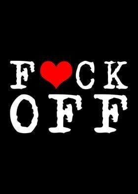 F Off, Fashion Mistakes, Metal Poster Displate, Black