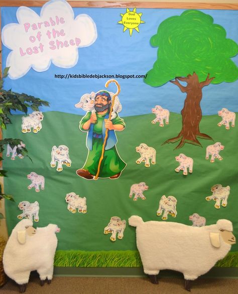 Bible Fun For Kids: Parables of Jesus VBS: Day 3.The Lost Sheep & Coin Lost Coin Parable, Sheep Crafts For Kids, Sheep Background, Shipwreck Vbs, Parable Of The Lost Sheep, Kids Church Activities, Aboriginal Education, Jesus Crafts, Parables Of Jesus