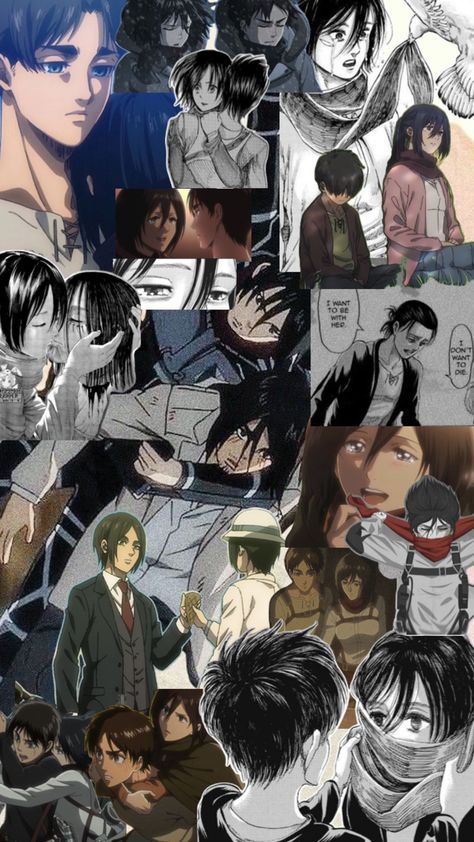 Mikasa Fanart, Aot Wallpaper, Tragic Love, Attack On Titan Aesthetic, Eren X Mikasa, Eren And Mikasa, Attack On Titan Eren, Attack On Titan Fanart, Art Gallery Wallpaper