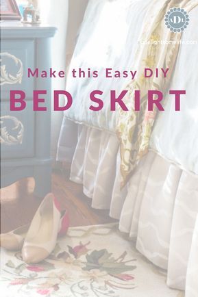 Finding just the right bedskirt is not easy. I decided to make my own. I share how I transformed curtain panels; pattern of my choice, into a beautiful bedskirt. DIYBedskirt #bedroomdecor #bedskirt #easy #makeyourown #adelightsomelife Bedskirt Ideas, Modern French Decor, Diy Bed Skirt, King Size Bed Skirt, French Country Bathroom, Tufted Upholstered Headboard, Amazing Crafts, Sleeper Sofas, Bed Skirts