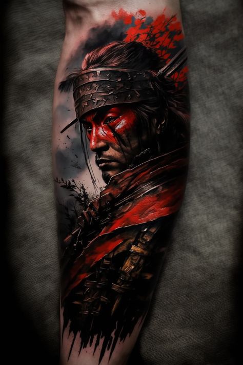 Japanese Realism, Individual Tattoo, Tattooing Inks, Samurai Tattoo Sleeve, Gladiator Tattoo, Persian Tattoo, Colored Tattoo Design, Wolf Tattoo Sleeve, Tattoos Infinity